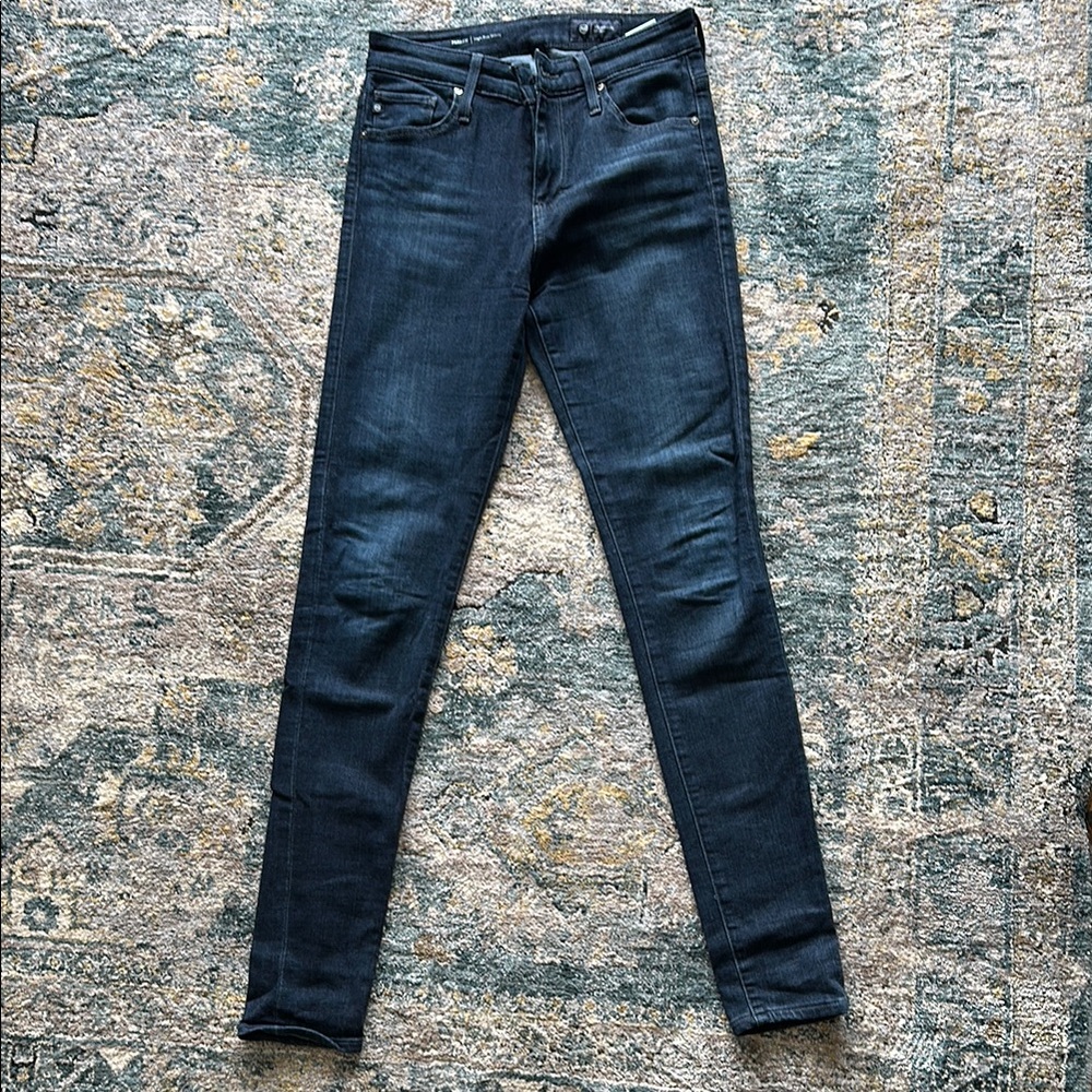 Ag Adriano Goldschmied Blue Skinny Jeans